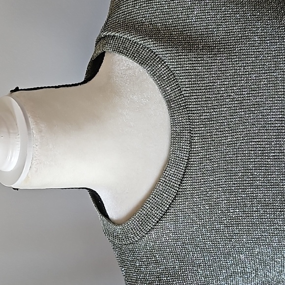 Want and Need Sparkly Silver Tent Dress/Tunic NWT - Picture 5 of 12